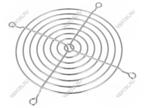 Решетка, 120x120мм, металл, Монтаж винт FG-12 FANOVER на сайте ventik.ru