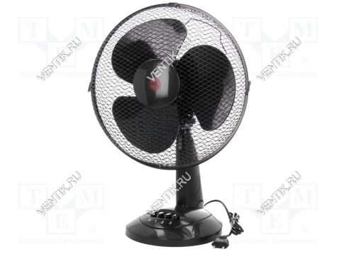 Вентилятор AC, настольный, 230В, AC, 300мм WG40/CZARNY ELDOM на сайте ventik.ru